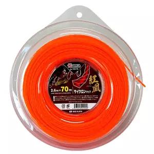 카마 일제 예초기 줄날 나일론 끈날 액세서리 꽈배기형 KAMA102-70 2.6mm 1EA벌초기계 잔디깎기 깎는 잡초