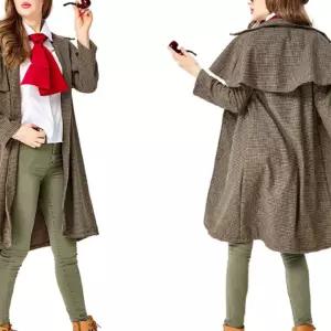 탐정복 탐정 홈즈 근대 할로윈 의상 추리 성인 제품 무대 역할놀이 공연 망