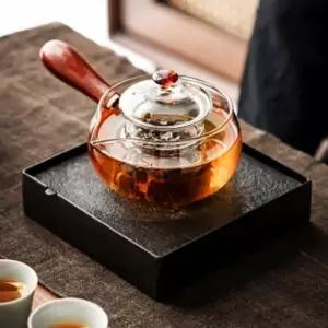 마실 내열유리 차 포트 450ml 다관 티포트 티팟 주전자