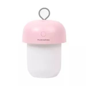 위플 아콘 USB 무선 안개 분사 가습기 무드등 핑크방등 탁상 책상 미니 버섯등 다용도