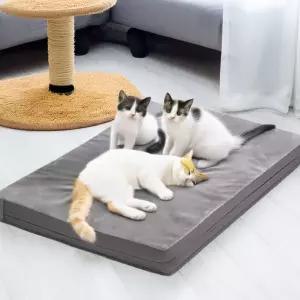 양면 애견매트 S100 강아지 반려동물 펫매트 바닥 깔배 방석 리스 침대 쿠션 73X45 대형 소형 반려 거실 장