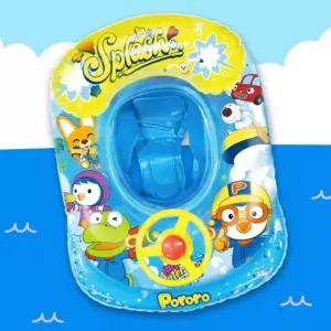 뽀로로 자동차 쿠션 보행기튜브물놀이용품 유아 물놀이 아동 손잡이 캐릭터 이용품 아이 아기