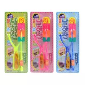 불빛낙하산 완구 비식품 1타 18개입비행작동 프로펠러장난감 나르는 놀이