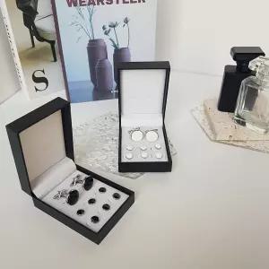 결혼식 연회용 커프스 단추 세트 고급 악세사리셔츠 남자웨딩 링세트 패션 정장소매버튼 남자링 남성브로치