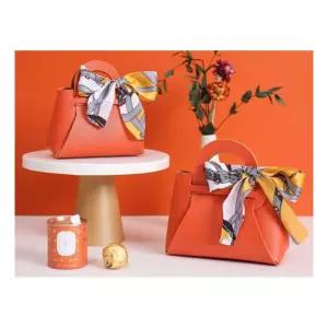 키밍 선물 포장 미니박스 10p PU 구디백 답례품 L가방 상자 고급지 포장백 돌잔치 과자 캔디백 가죽백 결혼