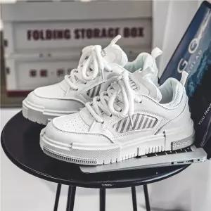 포뇨2 남자 하이탑 봄가을 캐주얼 보드화 미니 통굽 화이트 슈즈 스니커즈 OPH1