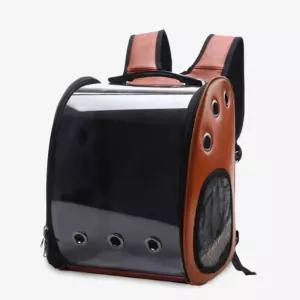 OH 탁펫 올투명 애완동물 가죽 백팩애견산책가방 강아지간식 강아지백 슬링 이동 애견백 외출 백가방