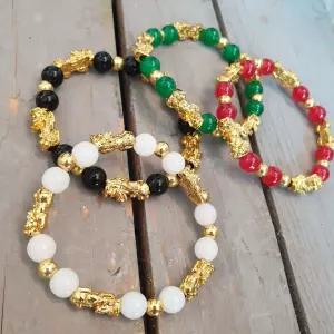 비휴팔찌 풍수 재물운불교나무염주 종교용품 패션