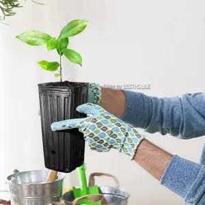 비닐 포트 화분 긴사각 20개 옥상텃밭 조경화단 일회용상자 베란다 야외 만들기 야외용 이동식 테라스 학교