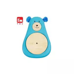아임토이 곰돌이 탬버린 02027유아장난감 악기놀이 리듬 동물 캐릭터 나무 원목 아기