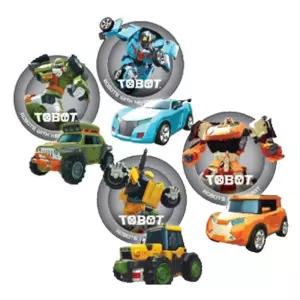 또봇 미니변신 로봇 완구 비식품 1타x 6개입로 학원선물 로완구 자동차 칭찬