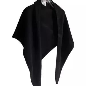 울 어깨숄 삼각스카프 블랙 니트 여성 대형 여자 상의
