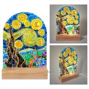 무드등아크릴그리기 명화등그림패키지 그리기세트 DIY등 등공작 등키트 등만들기 등패키지 조명만들기 등그