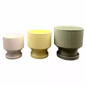 도기 화분 세로 15x15 카페 창틀식물인테리어 축하 개업 선물 까페 실내 사무실 회사 선반 개업식 호텔 테