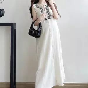 맘콩 임산부 나시 원피스트임 임부복 캐주얼