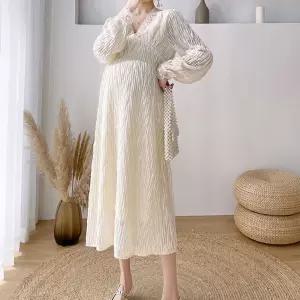 맘콩 하객룩원피스임부복 임산부 옷 여름만삭임 임부용 여성 빅사이즈 치마