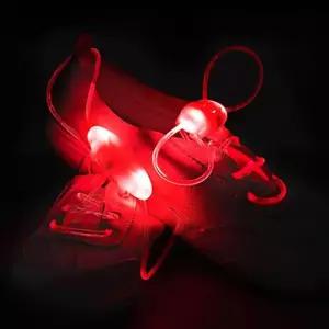 신발끈 빛나는 레드 LED 운동 야간 IWFK8PO5