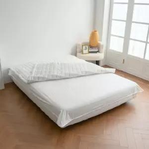 맘편한 뮤트 침대 방수커버 라지킹 패밀리 퀸+퀸 매리스 비닐 방수시