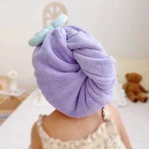 리본 캡 헤어 헤어타올 머리말리기 드라이