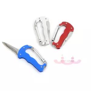 부루네 휴대용 접이식 카라비너 칼 등산용 주머니칼