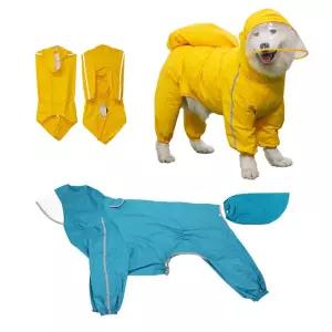 대형견 레인코트 우비 바람막이 애비옷 외출 12XL강아지판초 우산 중형 올인원 소형 반려