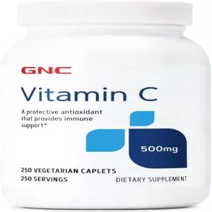 GNC 비타민 C 500mg 면역 지원 250캡슐 제공