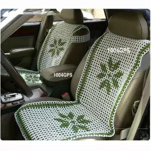 크리스탈시트-어깨형.옥돌 초자 쿨링 여름시트 차량 자동차 시트 차량용