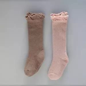 [하프클럽/지앤]유아아동 p핑크루미프릴 니삭스(2족)세트 반타이즈