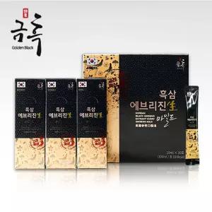 금흑 흑삼 에브리진생 마일드 300ml (10mlX30ea)삼농축음료 삼액 삼스틱 삼상 상삼 삼음료 삼수