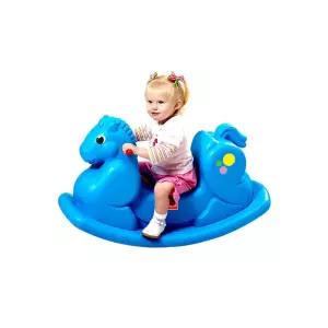 쿠쿠토이즈 흔들 말타기 파랑아기흔들말 신생아 흔들놀이 의자 흔들판