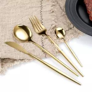 테이블앤 6인 커트러리 세트(24p) (골드)커트러 심플커트러 베이직양식기 선물용 가정용 고급커트러 스푼포