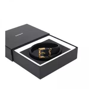 [생로랑] 모노그램 로고 벨트 3cm 155083138