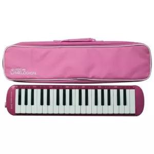 SR 영창 멜로디언 일반형 핑크 YM-37P선물용 학교 교육용악기 유치원 음악시간 어린이