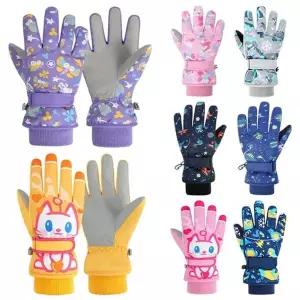 [하프클럽/알티피아]네온믹스 컬러풀 방한용 아동 패딩 스키장갑 205519