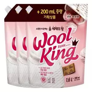 무궁화 울킹 중성세제 1.6L+200ml X 3개