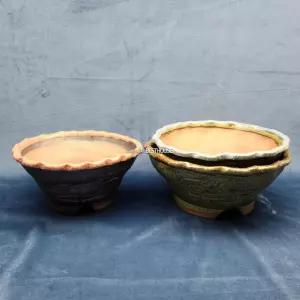 분재형 다육이 화분 소 탁상용 도기 사무실정사각화분 책상 거실인테리어 미니 선인장 도자기 소형 실내 이