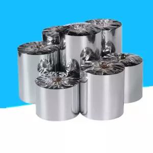 프리미엄 라벨 프린터 리본 50mmx300M 고품질 내구성포스용지 소모품 먹지 프린트용 왁스레진 바코드스티커