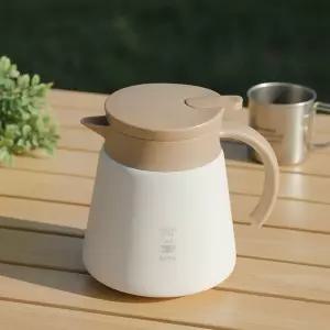 대용량 스테인리스 보온병 600ml 800ml 캠핑 보냉 물병 포트보온 600ML 800ML 주방용품 티포트 여행용 캠핑