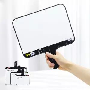 손잡이화이트보드 양면 21x28CM컬러칠판 어린이매직 놀이 칼라 스크린