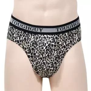 [하프클럽/]세련된 호피 컬러배색 남성 삼각 팬티 3매 남자속옷