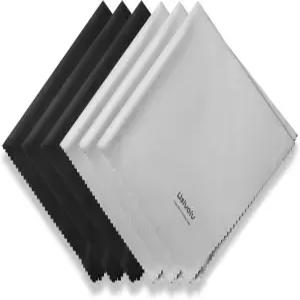 Wsivoiv 6PCS 대형 안경 클리닝 천 12 x 인치 클리너 개별 포장 TV 노트북 화면 및 렌즈용 프리미엄 극세사