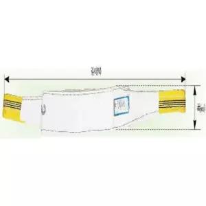 맘모스-슬링벨트 3Mx100mm 3.2 6.4 TON (1EA)운송 하역 작업용 산업용 공업용