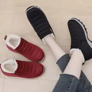 여성 캐주얼 슬립온 스타일 겨울 패딩부츠 여성부츠 캐주얼운동화 털신발 패딩부츠
