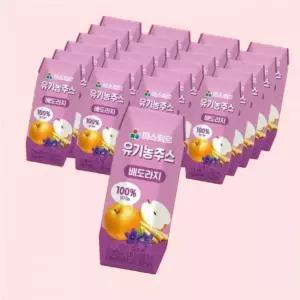 파스퇴르 유기농 주스 배도라지 125ml 24개 4701486