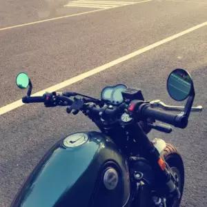 튜닝 로우 레트로 미러 사이드미러 후미경 컬러 조절이 쿠션 미러 블랙 가능한 블루 백미러 가능한 조절이 방광 방광 컬러 타원형 부캐너125 빅 부캐너250 블랙