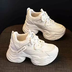 키높이 운동화 9cm 220 화이트 스탠딩화 여성키높이운동화