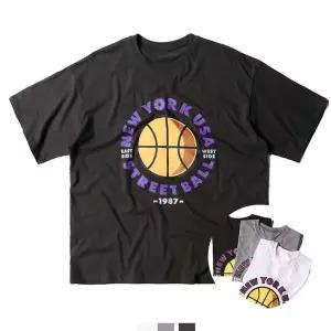 커플시밀러룩 오버핏반팔