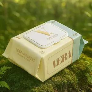 [NS홈쇼핑][VERA] 베라 무해력 물티슈 100매x20팩 (평량53g 200x 150) 아기물티슈 유아물티..[35863781]