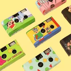 감성 필름 카메라 아날로그 장난감 초소형 레트로 카메라 휴대용 수동 여행용 빈티지 일회용 선물용 즉석
