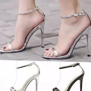 [에이치플러스몰]여름 스트랩 구두 데일리 샌들 웨딩 하이힐 토오픈 샌들구두